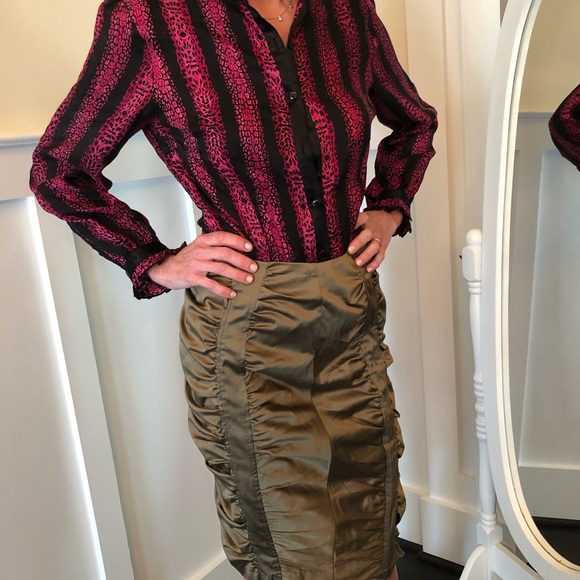 Jean Paul Gaultier blouse black and pink - Picture 6 of 6